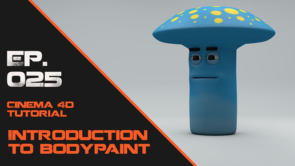 C4D BP基础教程 Introduction to BodyPaint in Cinema 4D