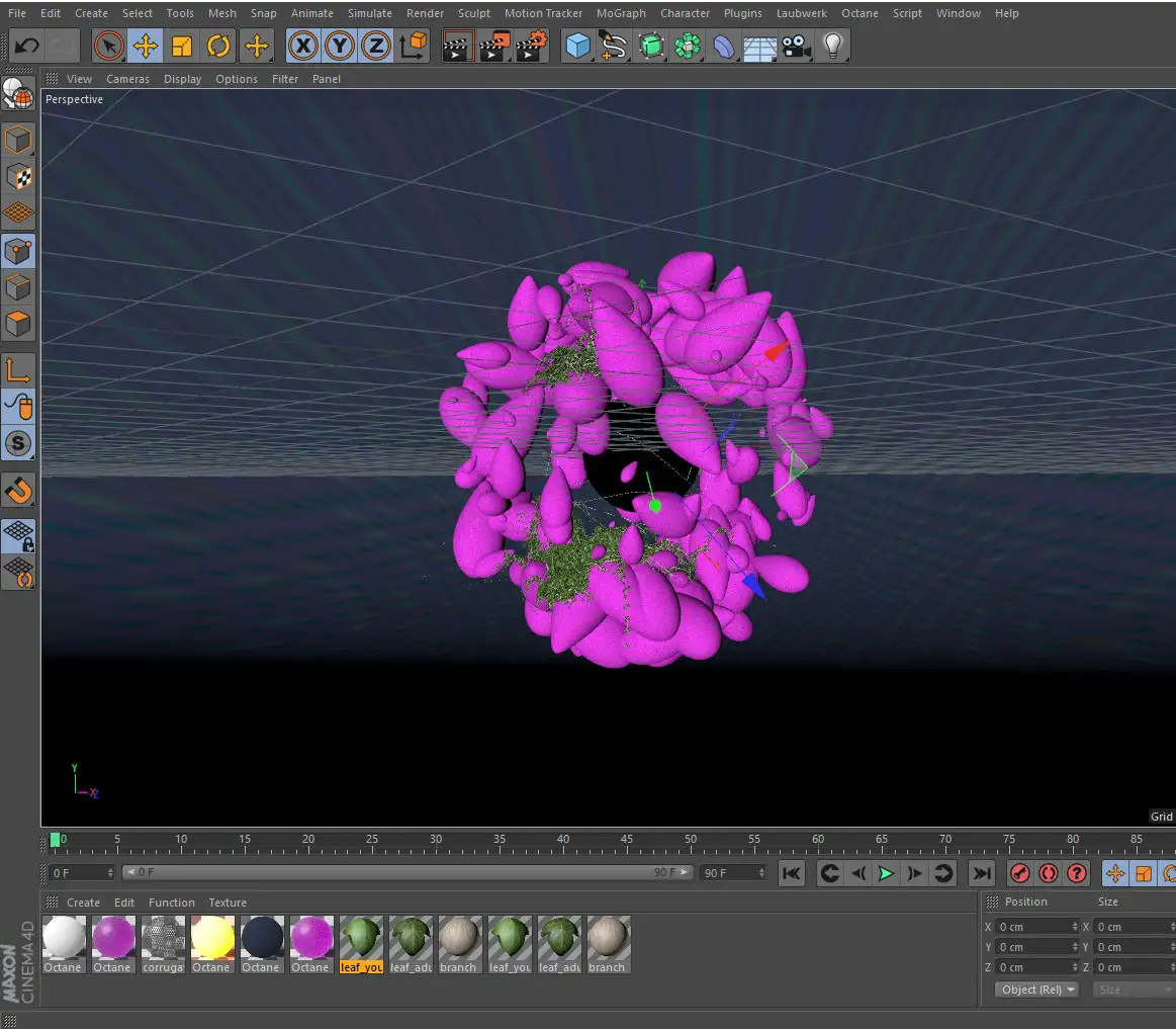 使用OC渲染器渲染的作品 Octane Render Material Experiment - C4D之家 - e5b02434318777.56cc77567b0fd.jpg