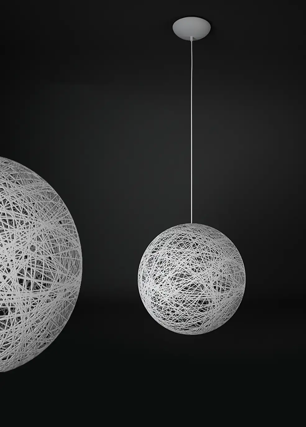 C4D编织吊灯模型 c4d modern luster