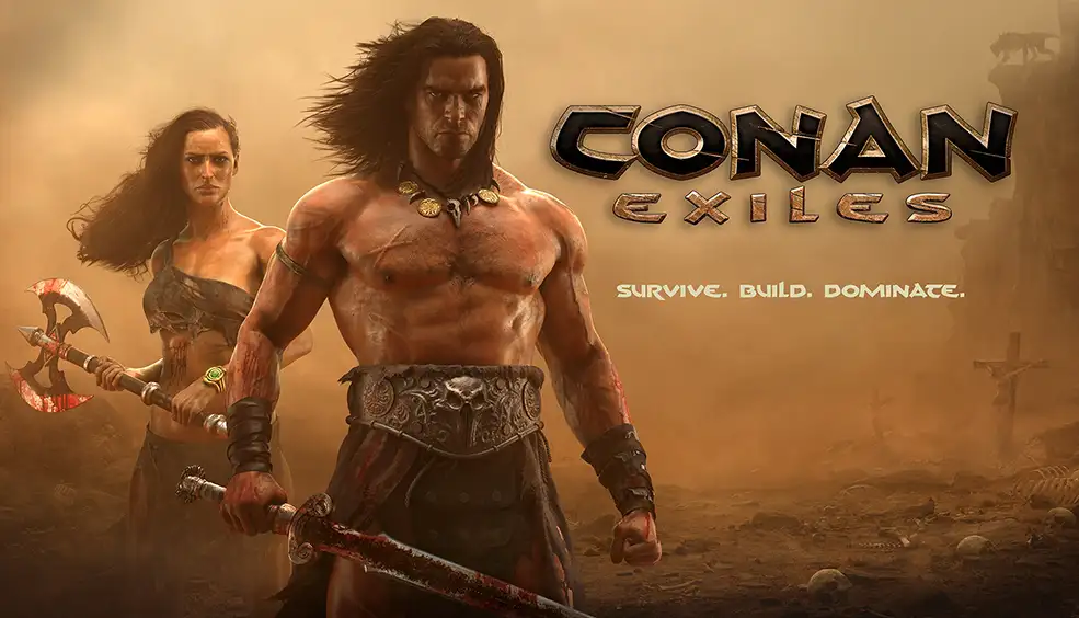 300多套C4D开放世界生存类游戏《流放者柯南》CONAN EXILES游戏角色模型合集