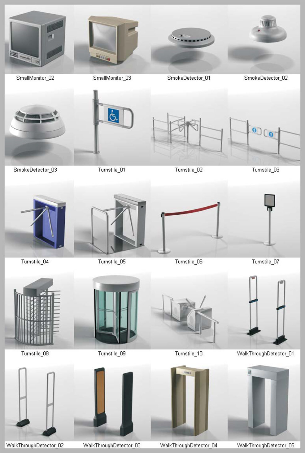 100个安全设备3D模型合集 DOSCH 3D: Security - C4D之家 - D3D-SE_pdf-5.jpg