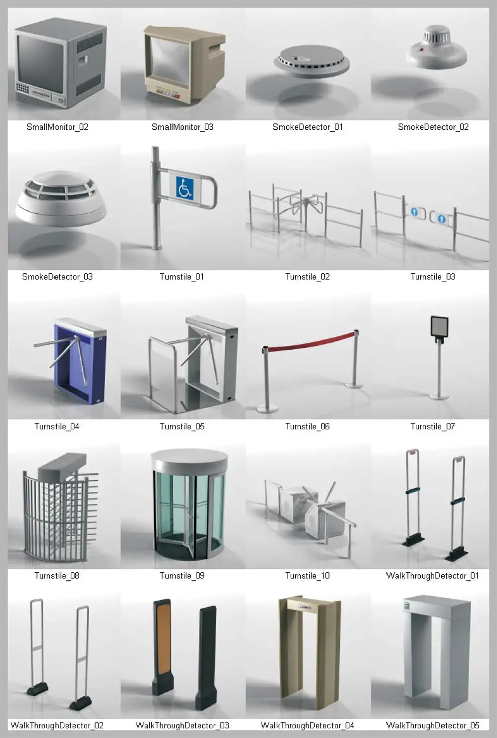 100个安全设备3D模型合集 DOSCH 3D: Security - C4D之家 - D3D-SE_pdf-5.jpg