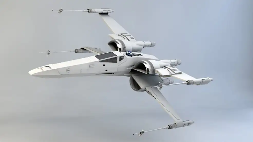 星球大战X翼战机T-70动画模型 Star Wars The Force Awakens T-70 X-Wing - C4D之家 - 34fd4830454719.56242f13b51f1.jpg