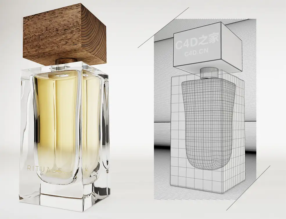 香水玻璃瓶C4D渲染模型 Vray C4D Parfum model - C4D之家 - parfum_4.jpg