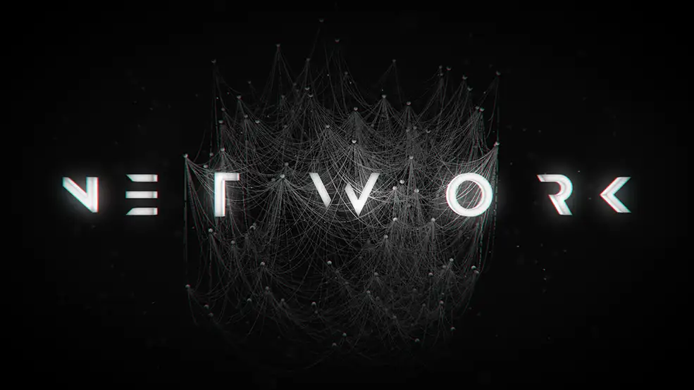C4D网线连接动画预设工程 CS Network Tool