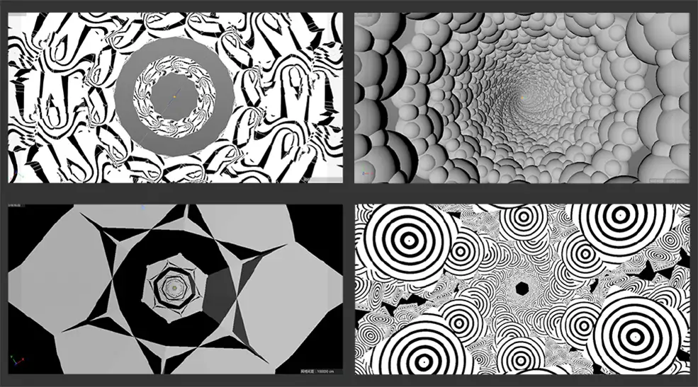 13组C4D+AE旋转循环动画工程文件 Prisms