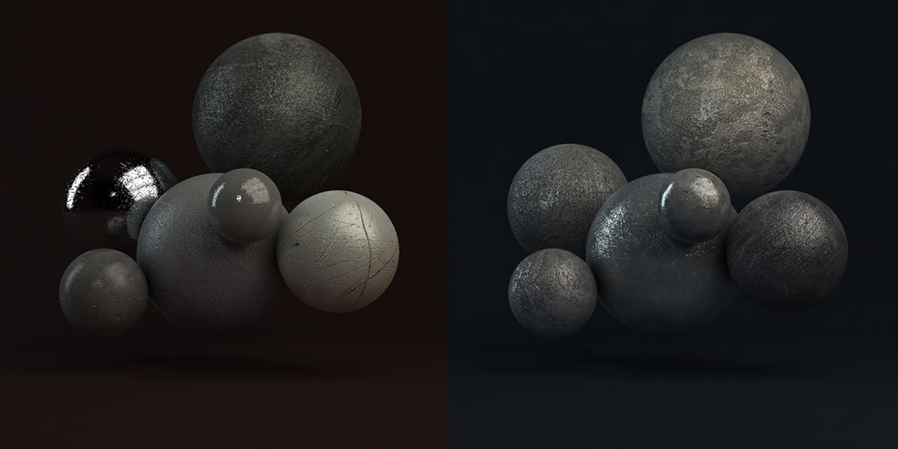 18个C4D金属材质 METAL TEXTURE PACK 1K