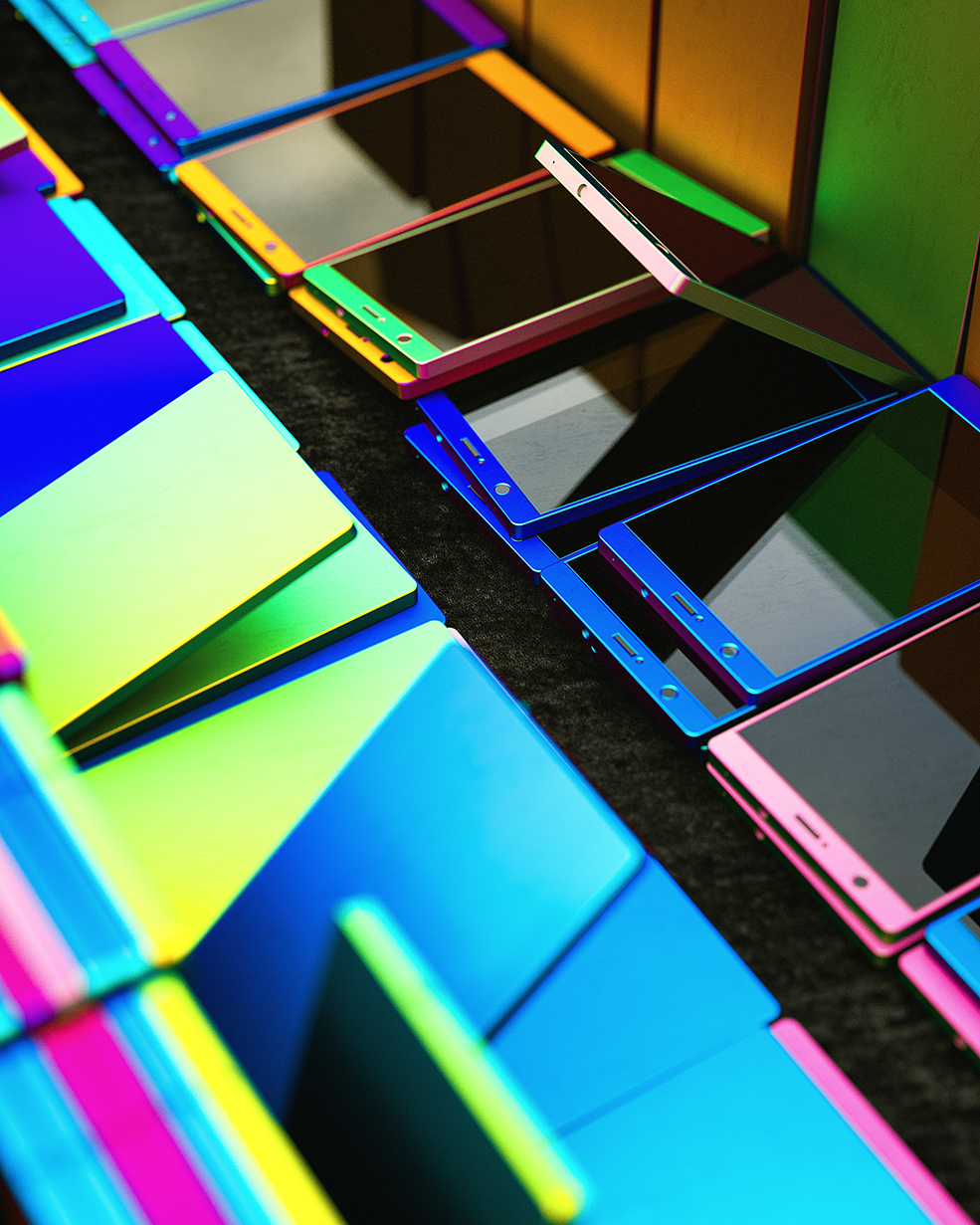 C4D实用工程第453季：一堆手机掉落动画C4D工程文件 c4d project[Cinema4D - Octane] - C4D之家 - [01-08-17]---Drop-(Still).jpg