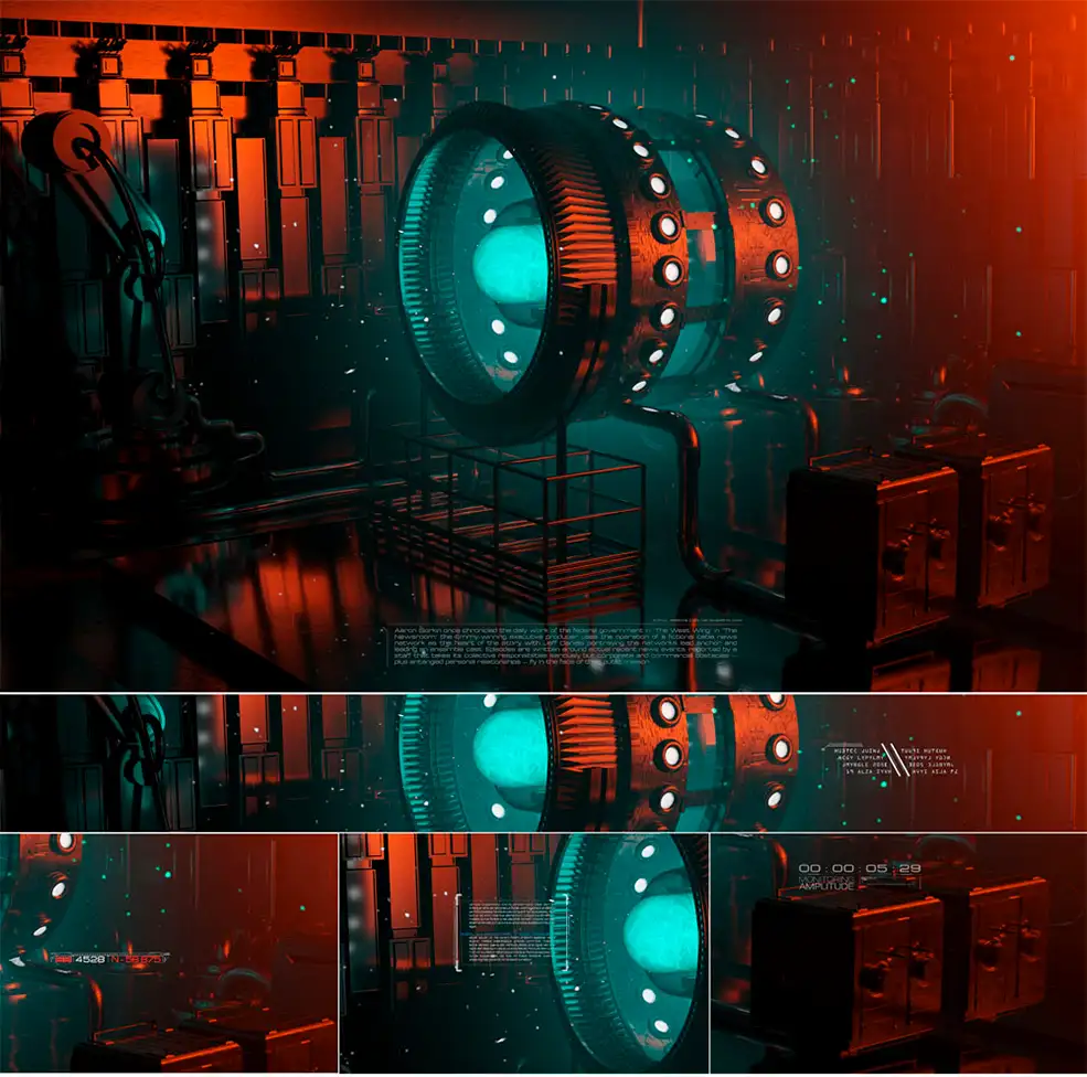 Cinema 4D 科幻机械设备场景建模及后期制作视频教程