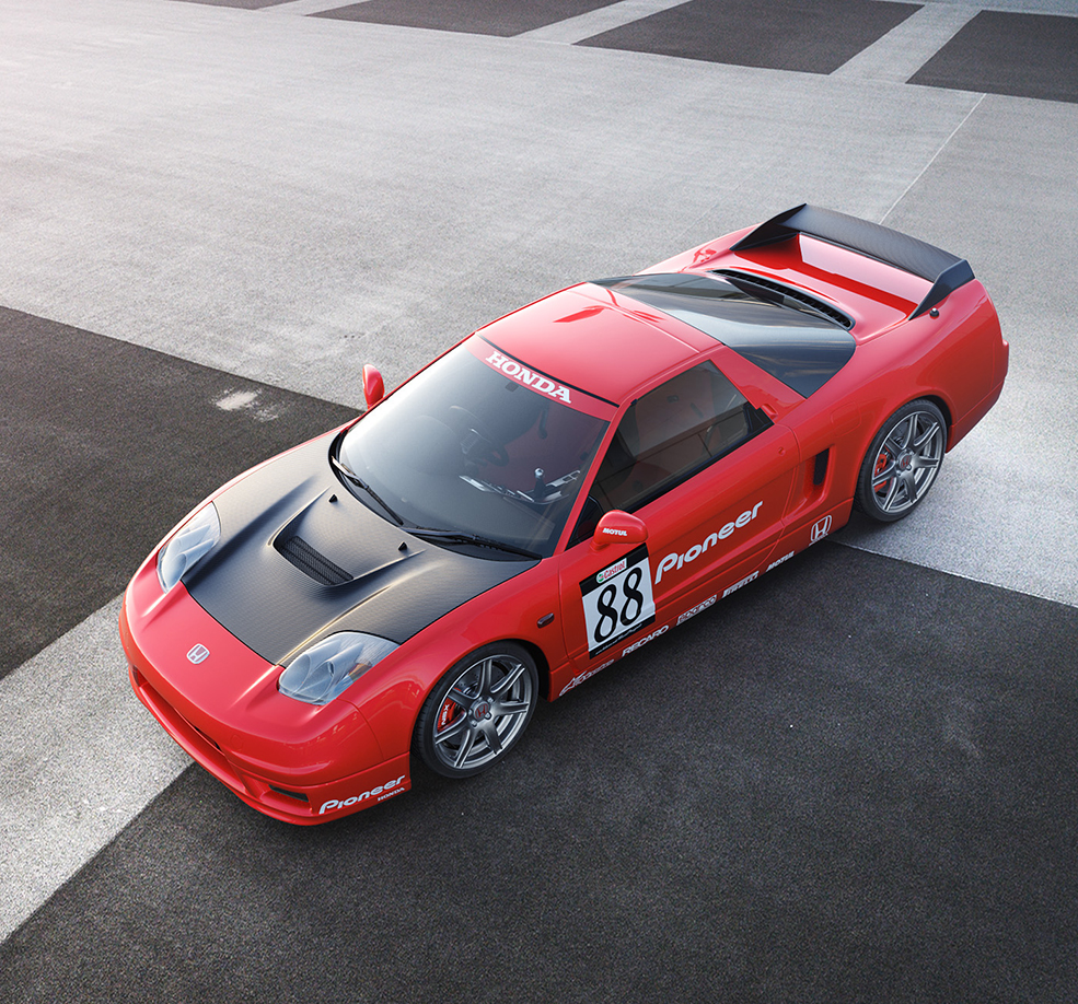 本田跑车3D模型 Honda NSX-R