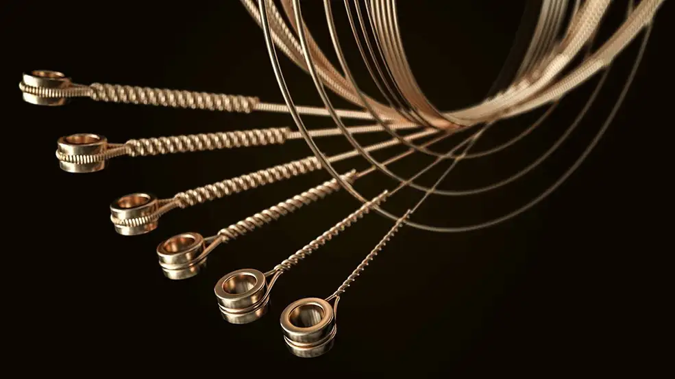 C4D吉它琴弦渲染教程（含工程文件） Guitar Strings Cinema 4D - Tutorial