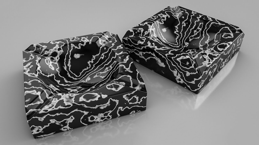 C4D大理石烟灰缸建模渲染教程（含工程文件Model an ashtray Cinema 4D Tutorial