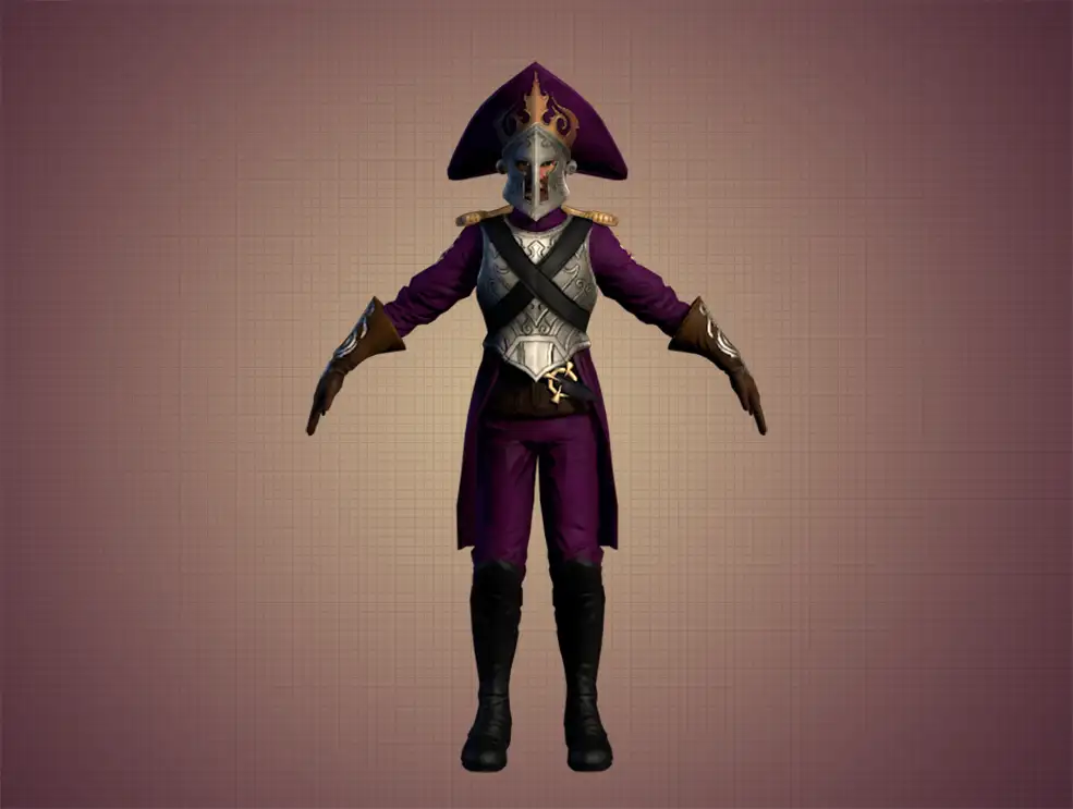 全身武装的卫兵C4D模型 Fable 3 Logans Guards Model - C4D之家 - 1.jpg
