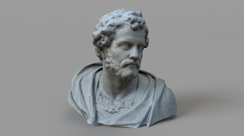 罗浮宫博物馆头像雕塑C4D模型 annibal louvre museum