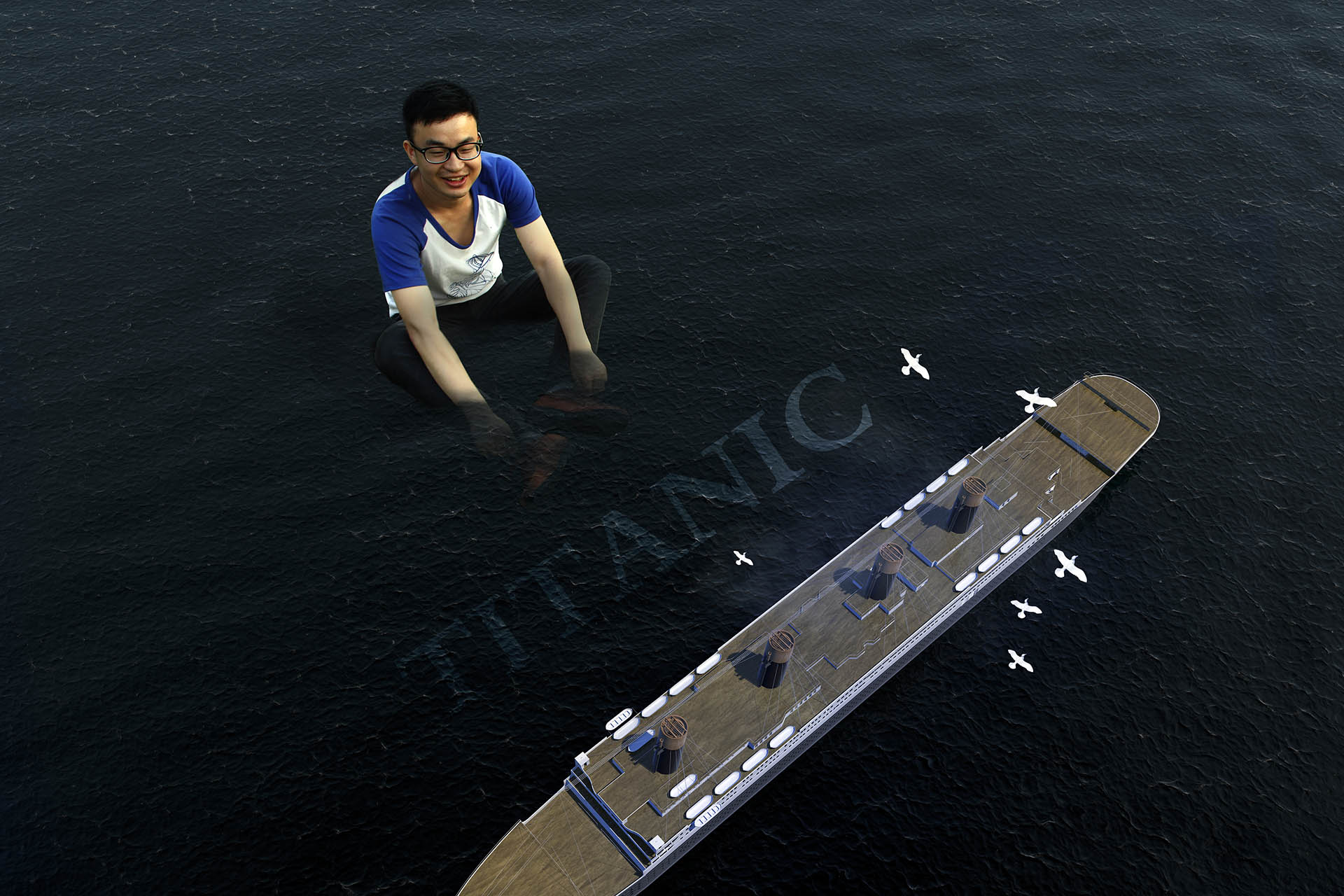 c4d和ps的有趣玩法（早期新手作品） - C4D之家 - 学长泰坦尼克号.jpg