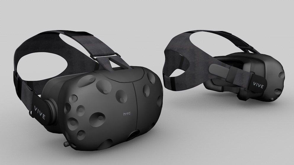 虚拟现实VR眼镜 AR眼镜C4D模型 Virtual reality glasses