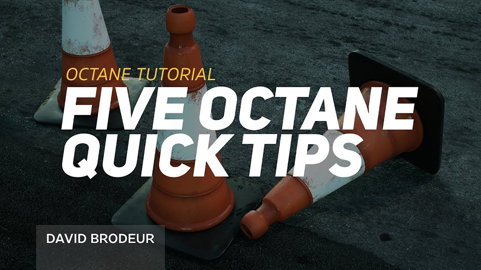C4D OC渲染器5个快速技巧教程5 Octane Quick Tips In Cinema 4D