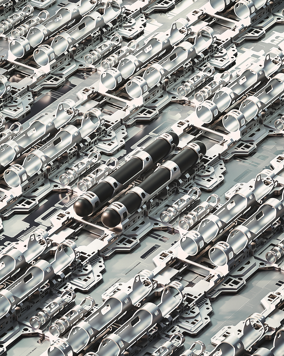 C4D实用工程第469季：科幻能量棒托架创意C4D工程文件 C4D Project[Cinema4D - Octane] - C4D之家 - [17-08-17]---Holders.jpg