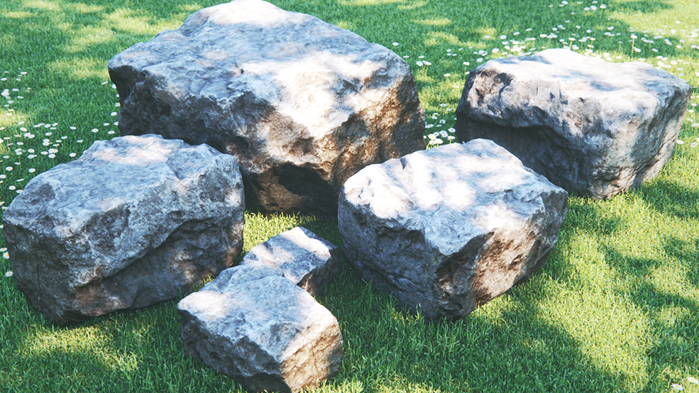 石头块C4D模型 photoscan stone - C4D之家 - stone.jpg