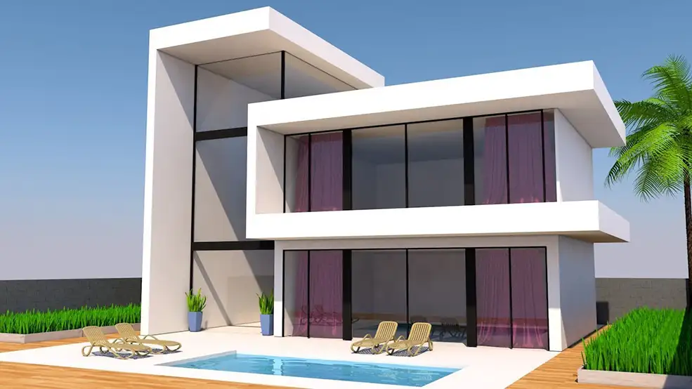 现代时尚别墅C4D模型 Modern House - C4D之家 - maxresdefault.jpg