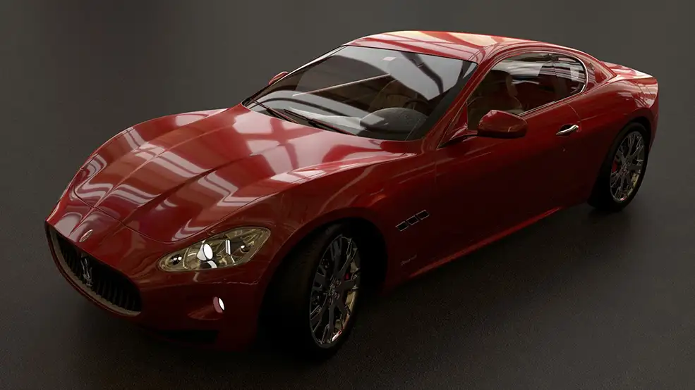 C4D使用阿诺德渲染的汽车作品 Car Paint Shaders Cinema 4D R18 Arnold 5