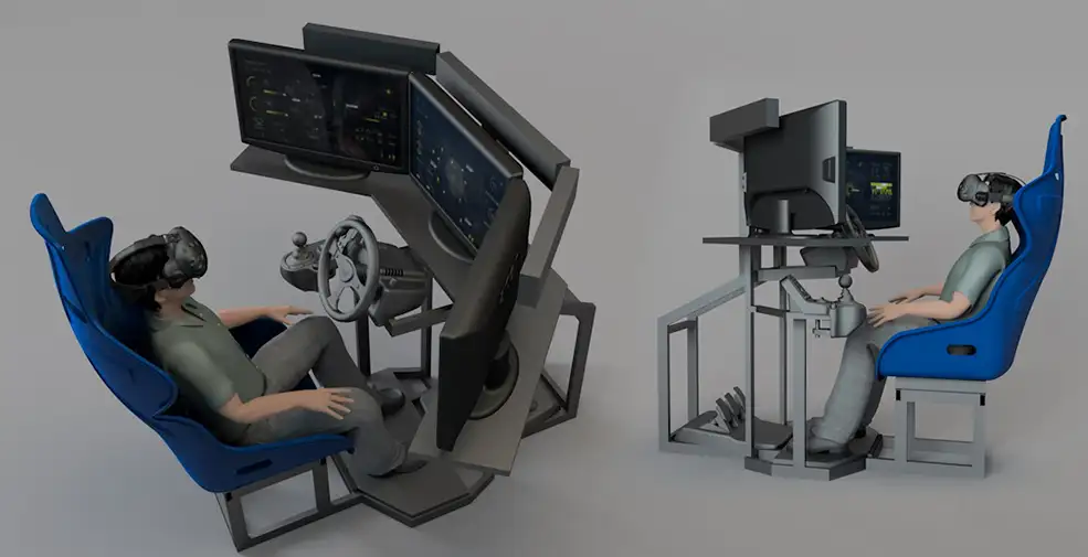 模拟驾驶操作 VR虚拟体验设备 virtual reality