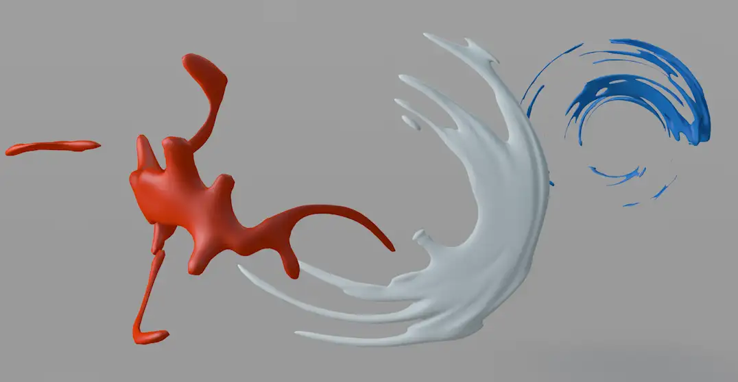 液体飞溅C4D模型 Splash Cinema 4D