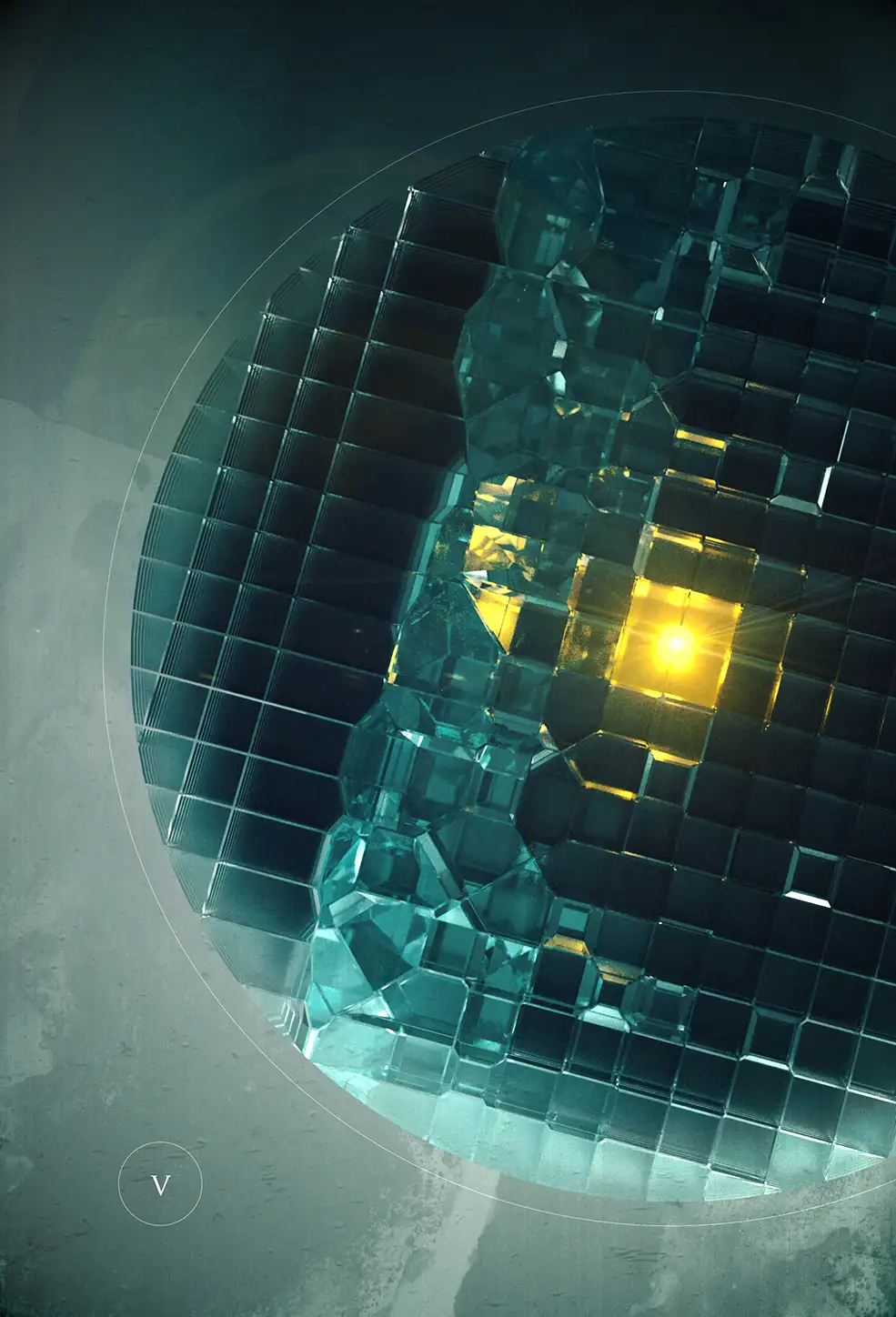 C4D Octane Render玻璃圆球动画工程