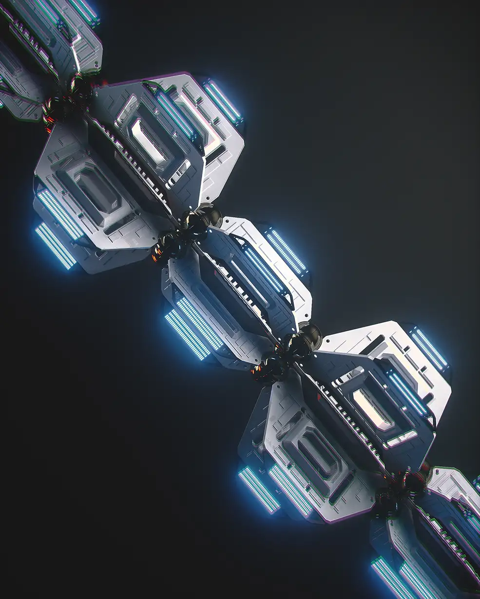 C4D实用工程第481季：科幻金属设备C4D Project[Cinema4D - Octane]