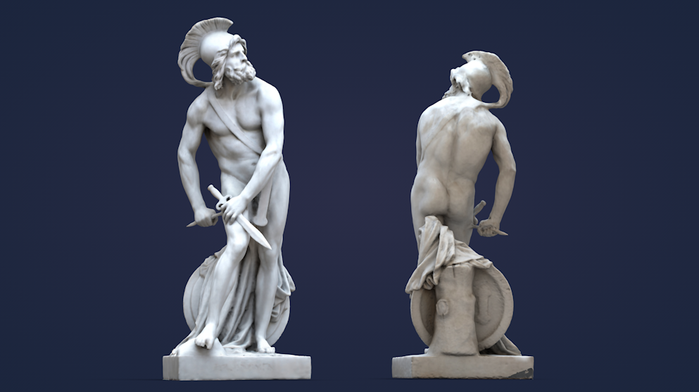 法国卢浮宫博物馆雕塑 philopoemen louvre museum
