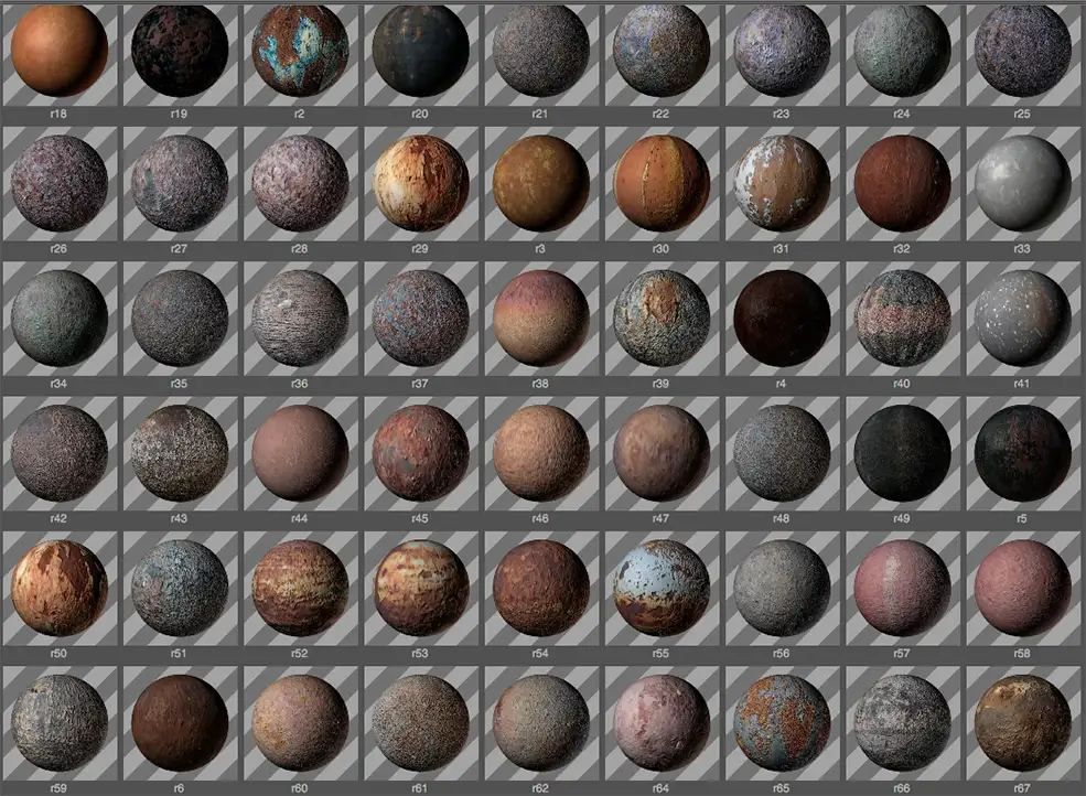 C4D锈铁材质预设 stectoons materials pack.lib4d - C4D之家 - 屏幕快照-2017-09-01-23.19.06.jpg