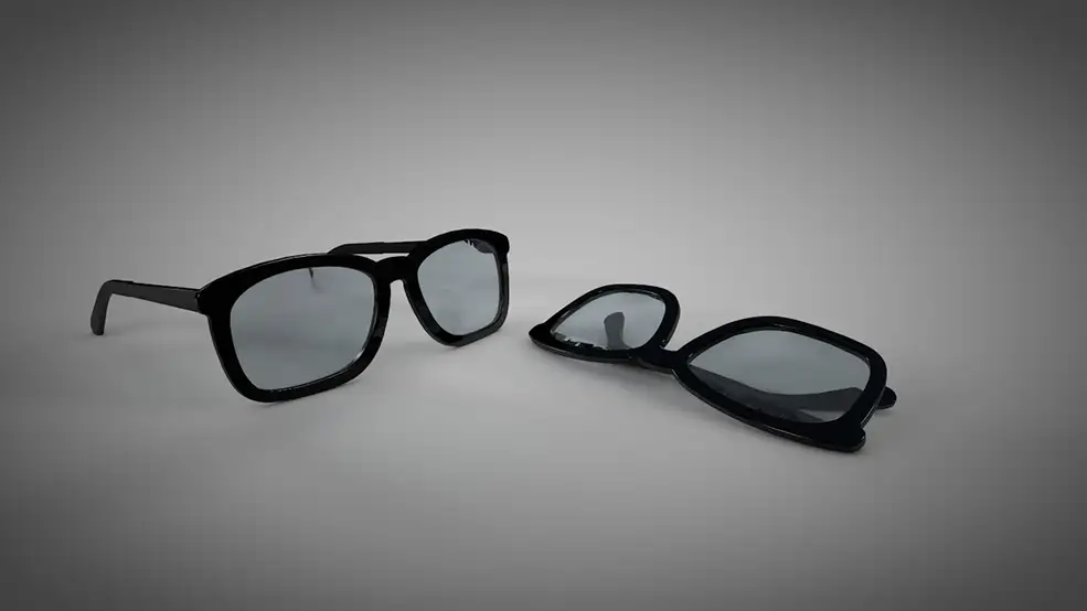 黑框眼镜C4D模型 Geek glasses - C4D之家 - render-1.jpg