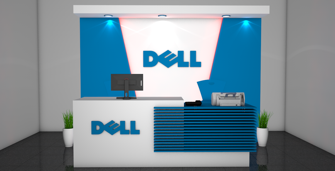 戴尔电脑服务台 前台接待桌C4D模型 Dell Project file - C4D之家 - 屏幕快照 2017-09-03 19.38.35.png