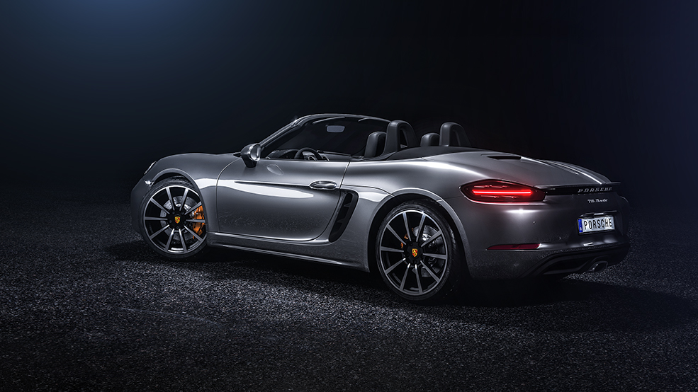 C4D保时捷718款渲染作品 Porsche 718 Boxster