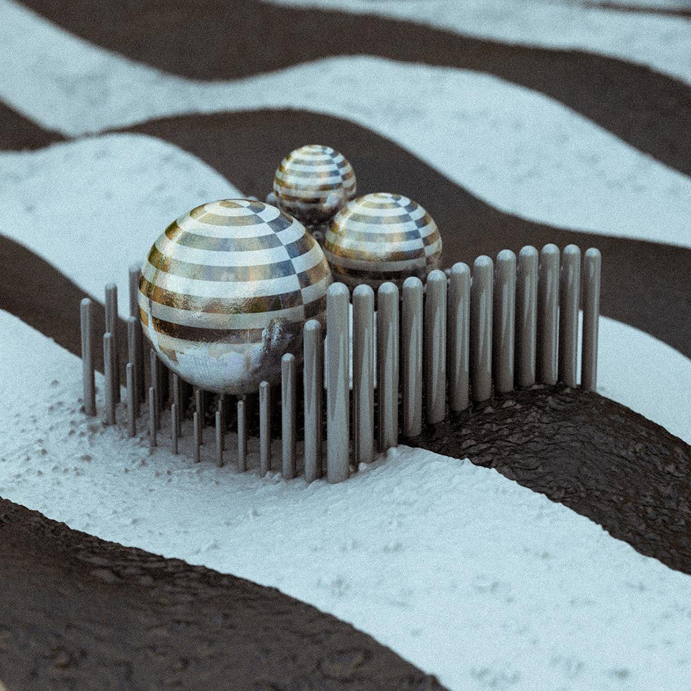 C4D三维质感场景静帧教程 Creating an Abstract Still Life in Cinema 4D