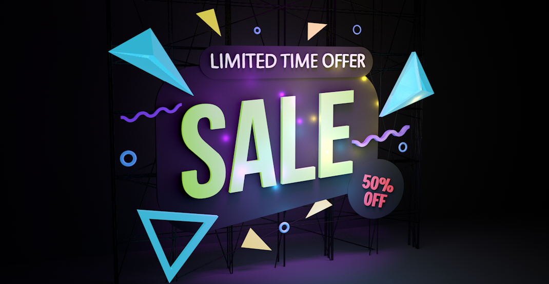 C4D“SALE”电商促销广告工程 C4D Project