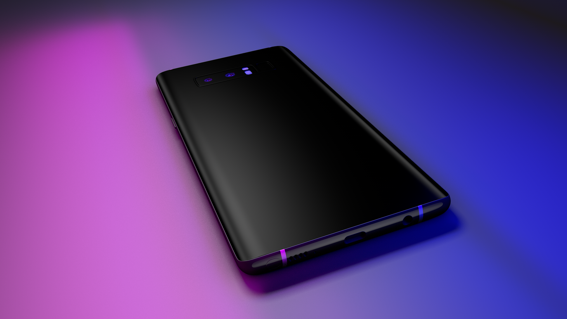 三星 note8 C4D模型 - C4D之家 - 渲染图3.png