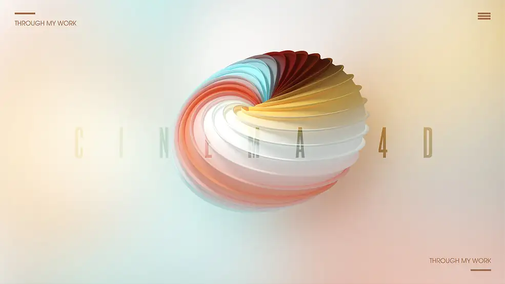 C4D七彩扭曲旋转圆环动画工程 - C4D之家 - 未标题-1.jpg