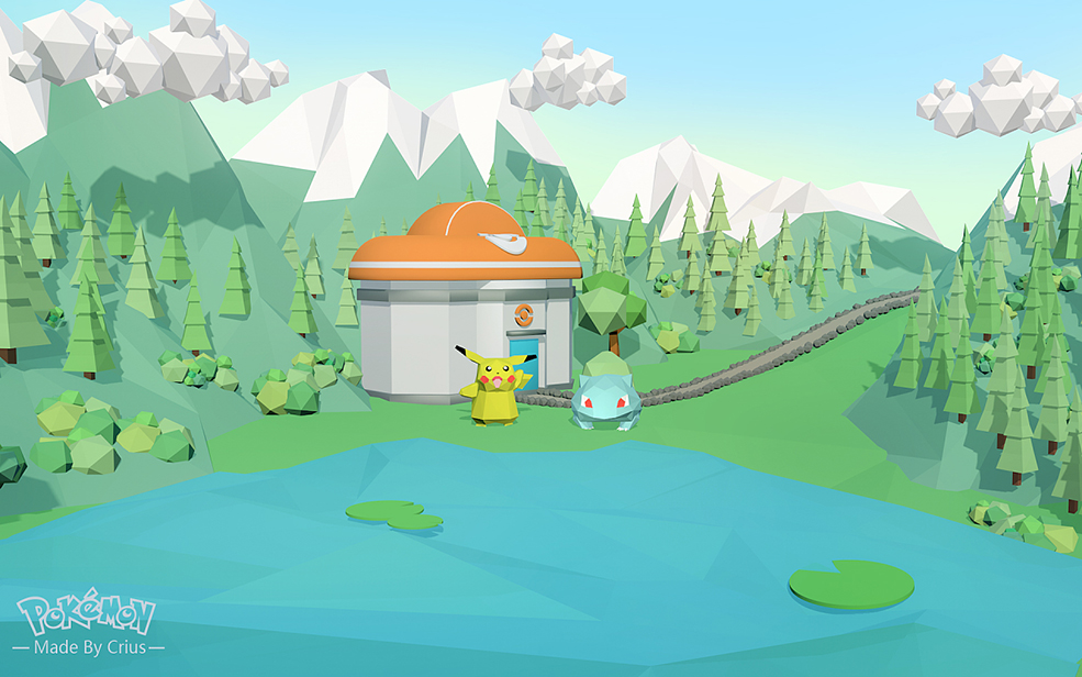 C4D圆球景观低面模型 Low Poly Pokemon C4D - C4D之家 - 01ff5d57b5a7a10000012e7ebc3123.jpg@1280w_1l_2o_100sh.jpg