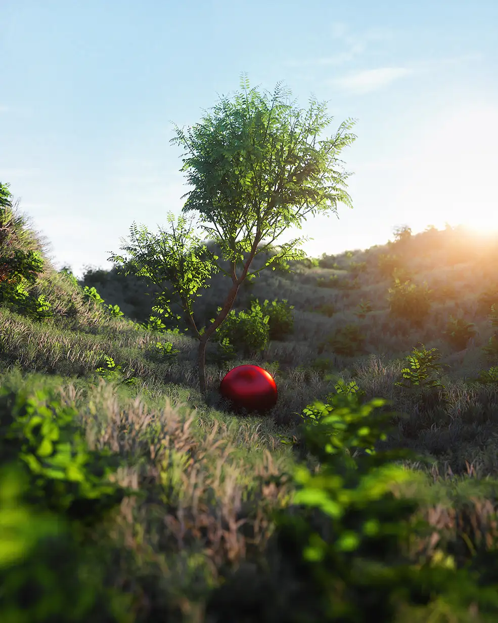 C4D实用工程第452季：小山坡景观C4D工程C4D Project[Cinema4D - Octane]