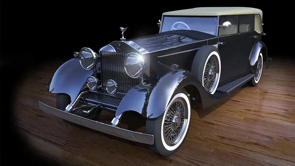 CINEMA 4D老爷车建模渲染教程（老版本C4D软件）Automotive Modeling in CINEMA 4D