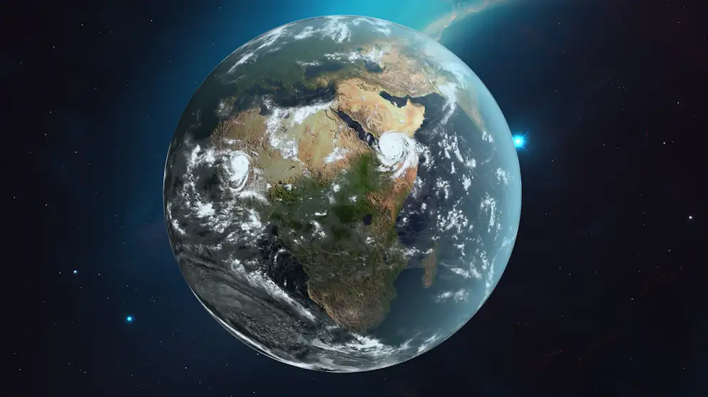 C4D高精度地球模型 earth 3d model