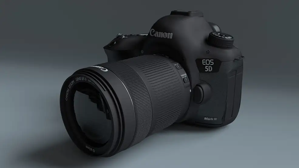 佳能数码单反相机Canon EOS 5D Mark III 3D模型 (Blender, 3ds, fbx, obj,st格式) - C4D之家 - canon-eos-5d-mark-iii-3d-model-obj-3ds-fbx-stl-blend-dae.jpg