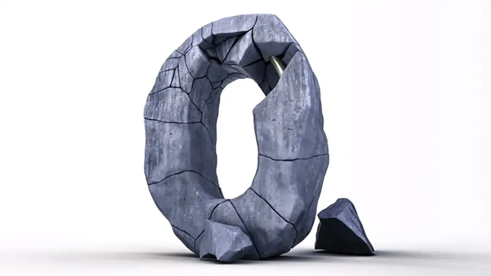 C4D R19快速制作破碎的石头静帧效果 Cinema 4D Creating an Epic Rock Type Tutorial