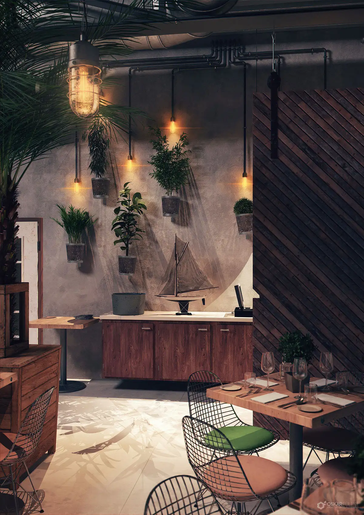 C4D工业餐厅渲染作品欣赏 Industrial Restaurant - Full CGI - C4D之家 - 65d9b231110791.5641cee1bbff1.jpg