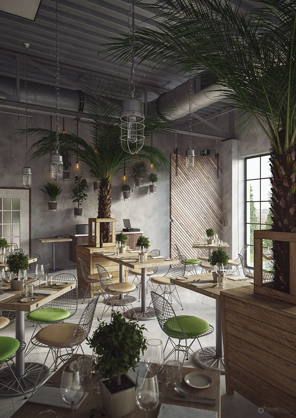 C4D工业餐厅渲染作品欣赏 Industrial Restaurant - Full CGI - C4D之家 - 31d9ec31110791.5641cee1b78a6.jpg