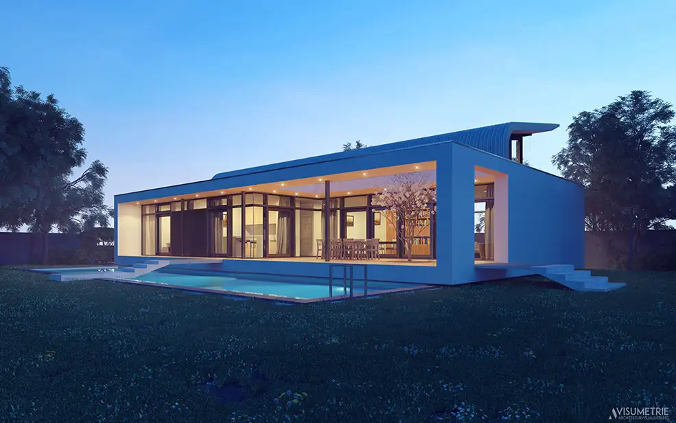 C4D现代住宅建筑-时尚别墅渲染作品欣赏 Modern Residential Architecture - Full CGI - C4D之家 - 9269b832059995.566d6afb15880.jpg