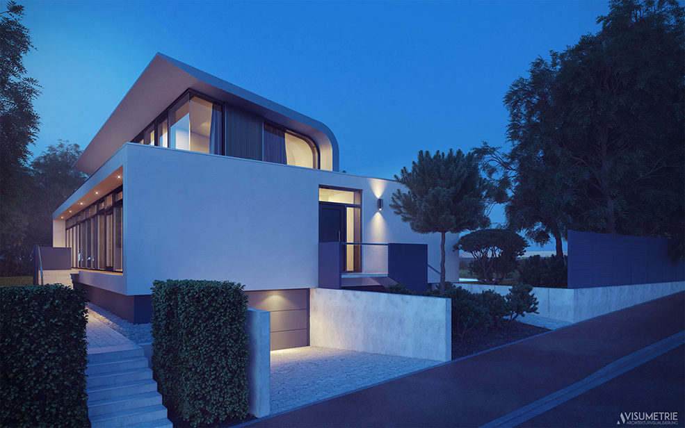 C4D现代住宅建筑-时尚别墅渲染作品欣赏 Modern Residential Architecture - Full CGI - C4D之家 - 8b06a132059995.566d6afb10edc.jpg