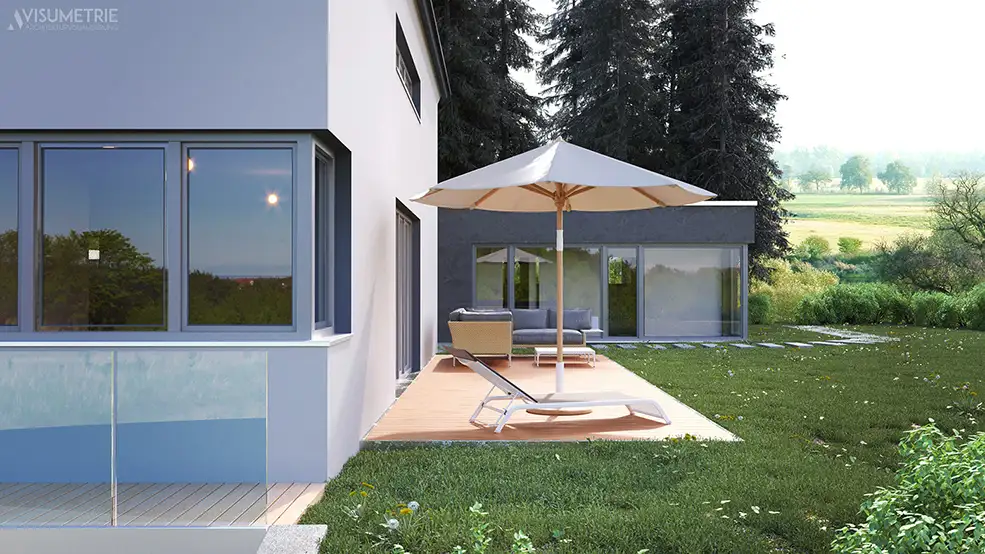 C4D山坡上的房子 House - C4D之家 - 364b0649899107.58c1ab5e3b7ad.jpg