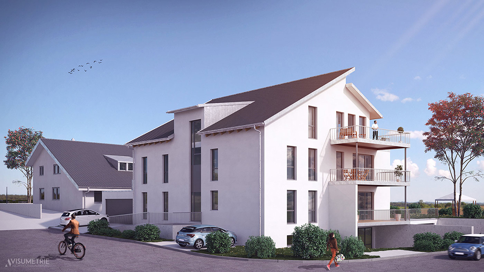 C4D别墅室外场景渲染作品 Residential Building in Germany - C4D之家 - d662da56937823.59c24abbc3b6c.jpg